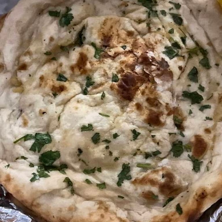 Delicious Garlic Naan Awaits You